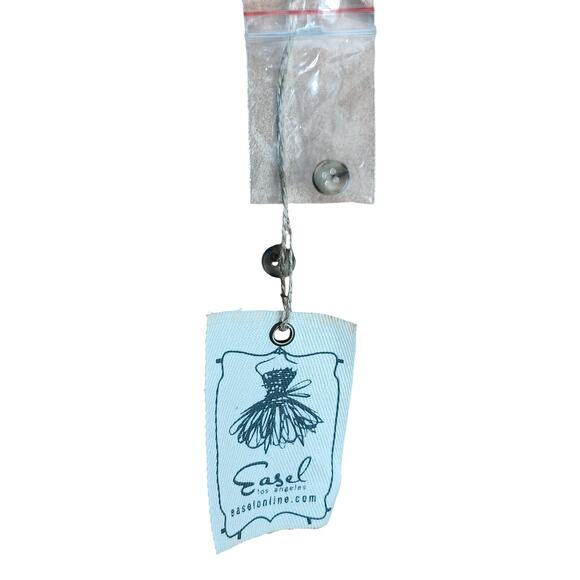 Easel Los Angeles Oversized Shirt Jacket Coat Camel Brown L NWT Soft Stretch - Picture 10 of 12